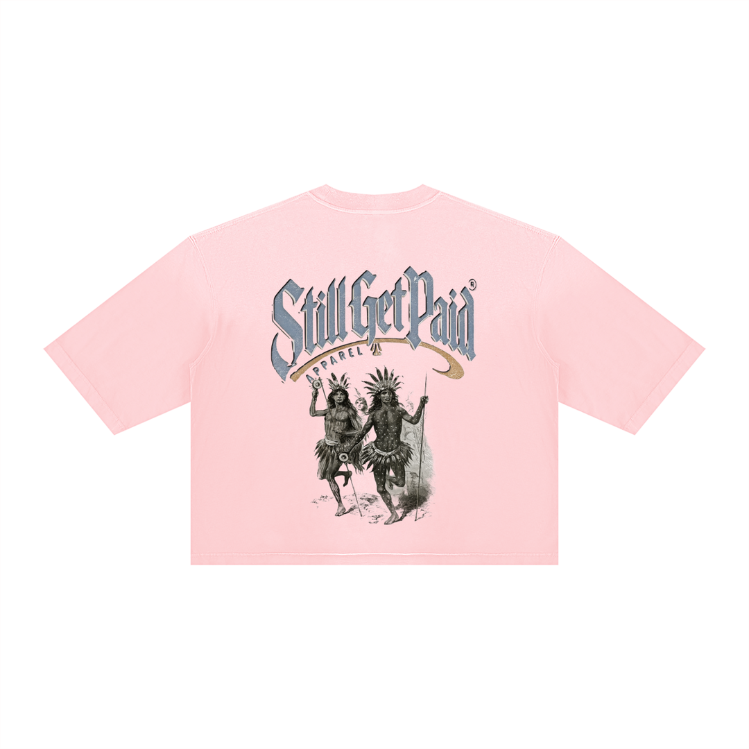 Unisex Vintage Wash Sunfade Boxy T-Shirt