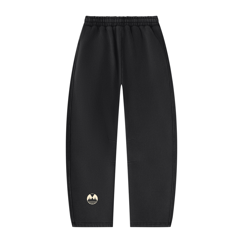 Unisex Vintage Wash Barrel Leg Fleece Sweatpants
