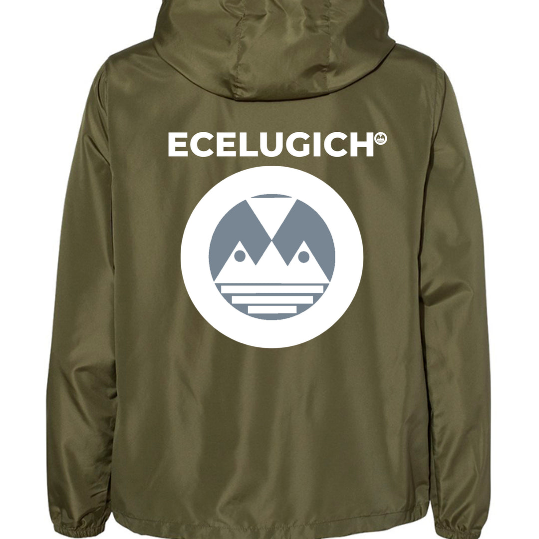 Army/ Black Zipper - BACK