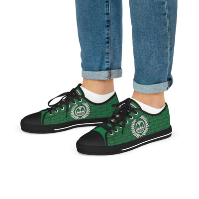 Ecelugich Dark Green Men's Low Top Sneakers
