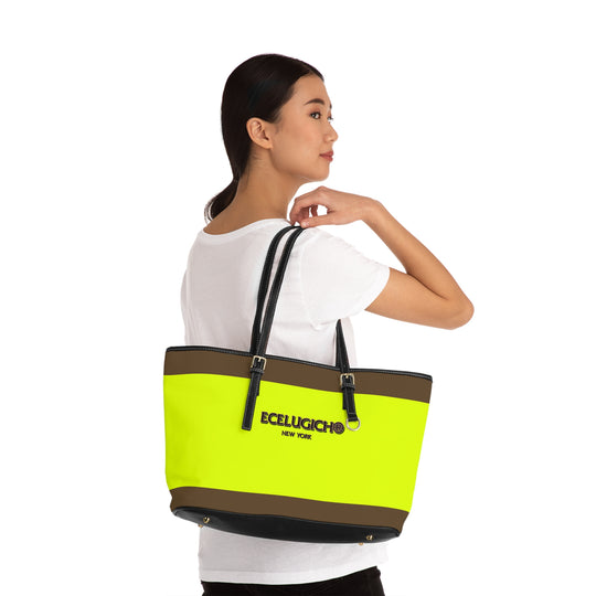 ECELUGICH Leather Shoulder Bag