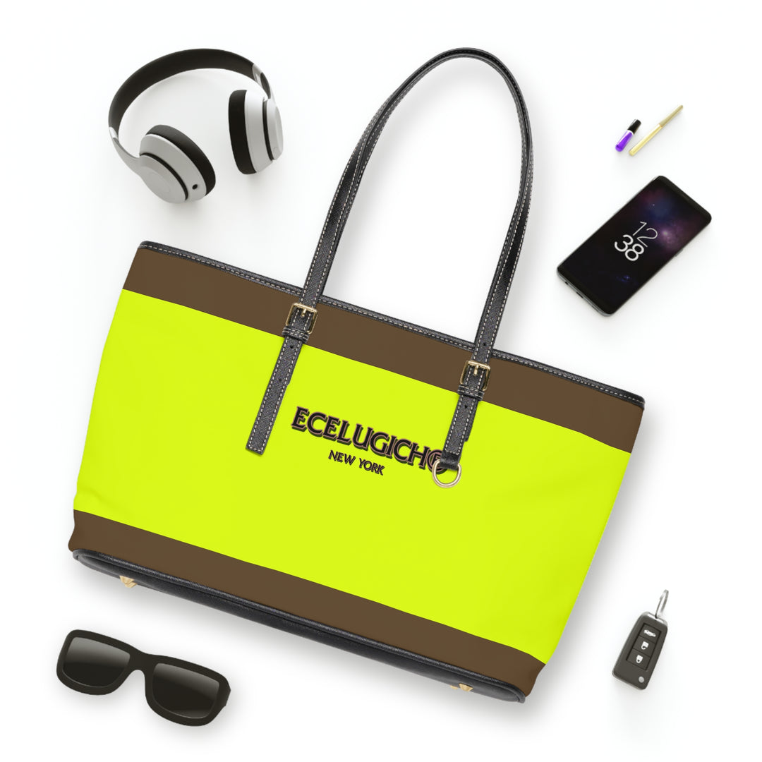 ECELUGICH Leather Shoulder Bag