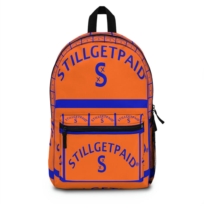 STILLGETPAID® APPAREL ORANGE 2 Backpack FULL PRINT
