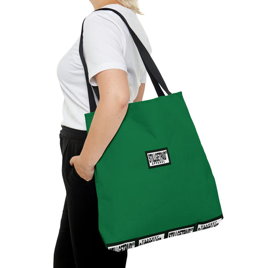 STILLGETPAID® APPAREL GREEN TALL AOP Tote Bag