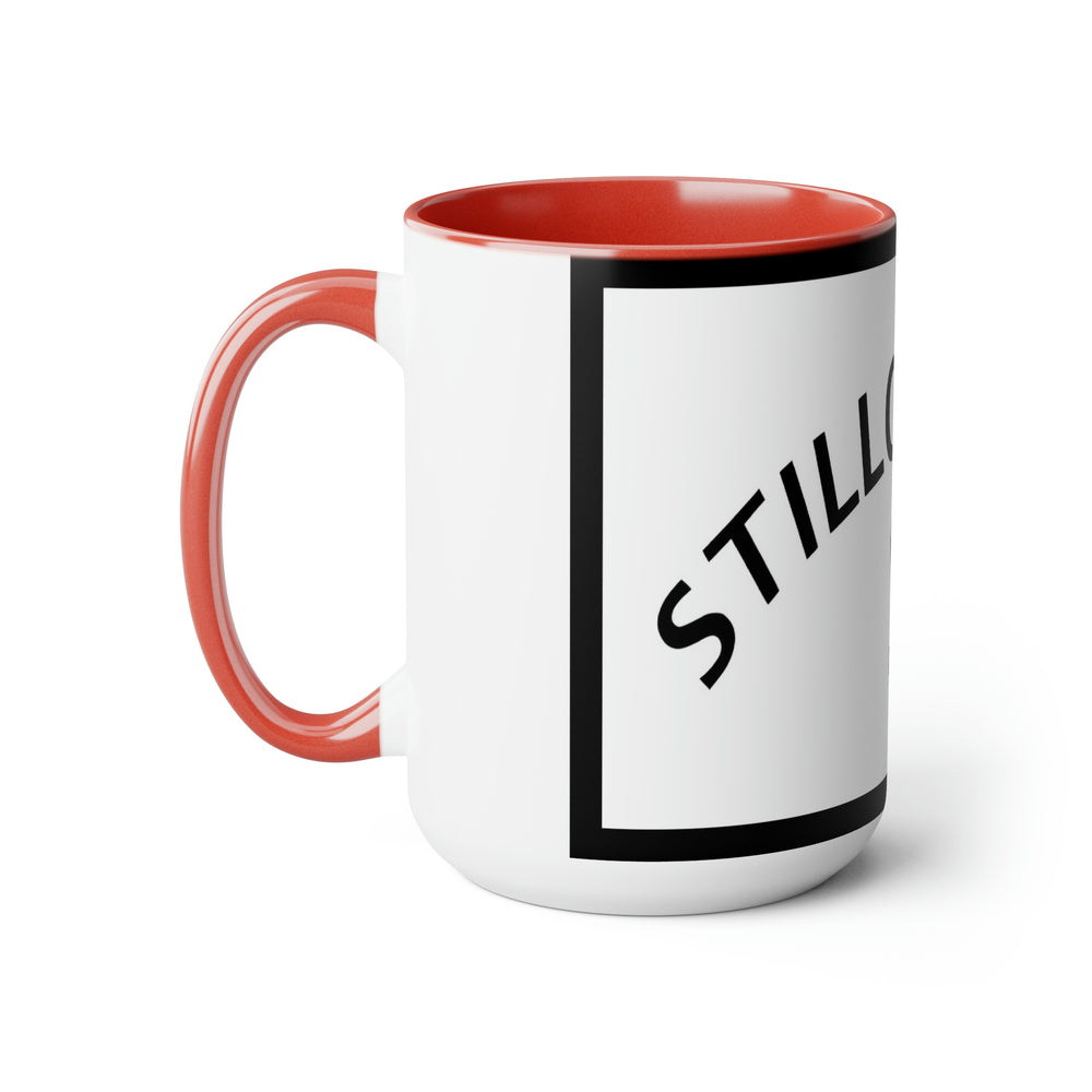 STILLGETPAID®️ APPAREL Two-Tone Coffee Mugs, 15oz