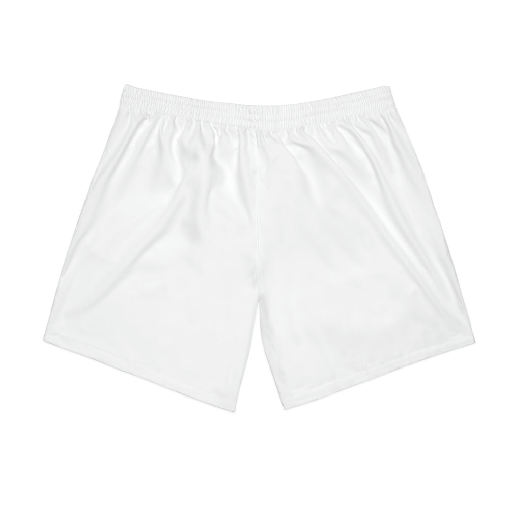 STILLGETPAID®️ APPAREL  Men's Elastic Beach Shorts (AOP)