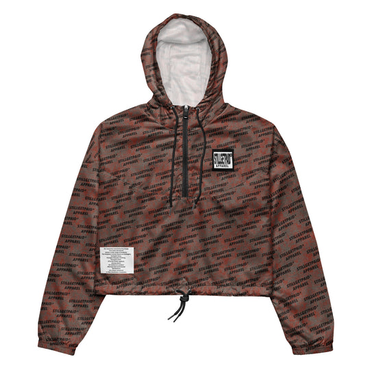 still get paid Apparel Women’s cropped windbreaker