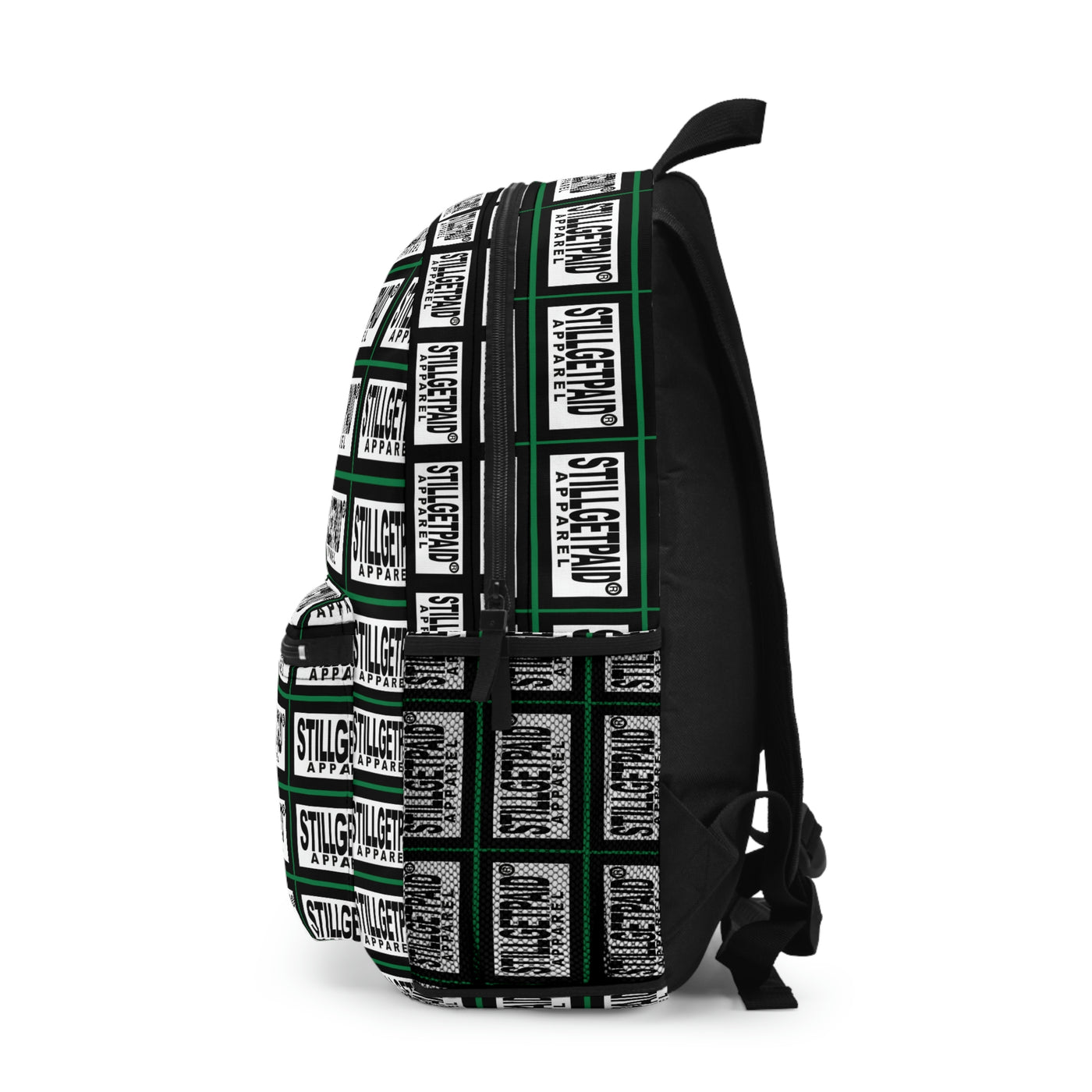 STILL GET PAID APPAREL GREEN Backpack FULL PRINT