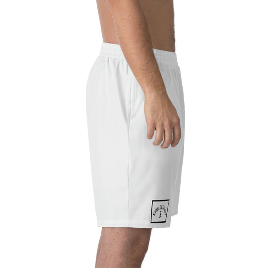 STILLGETPAID®️ APPAREL  Men's Elastic Beach Shorts (AOP)